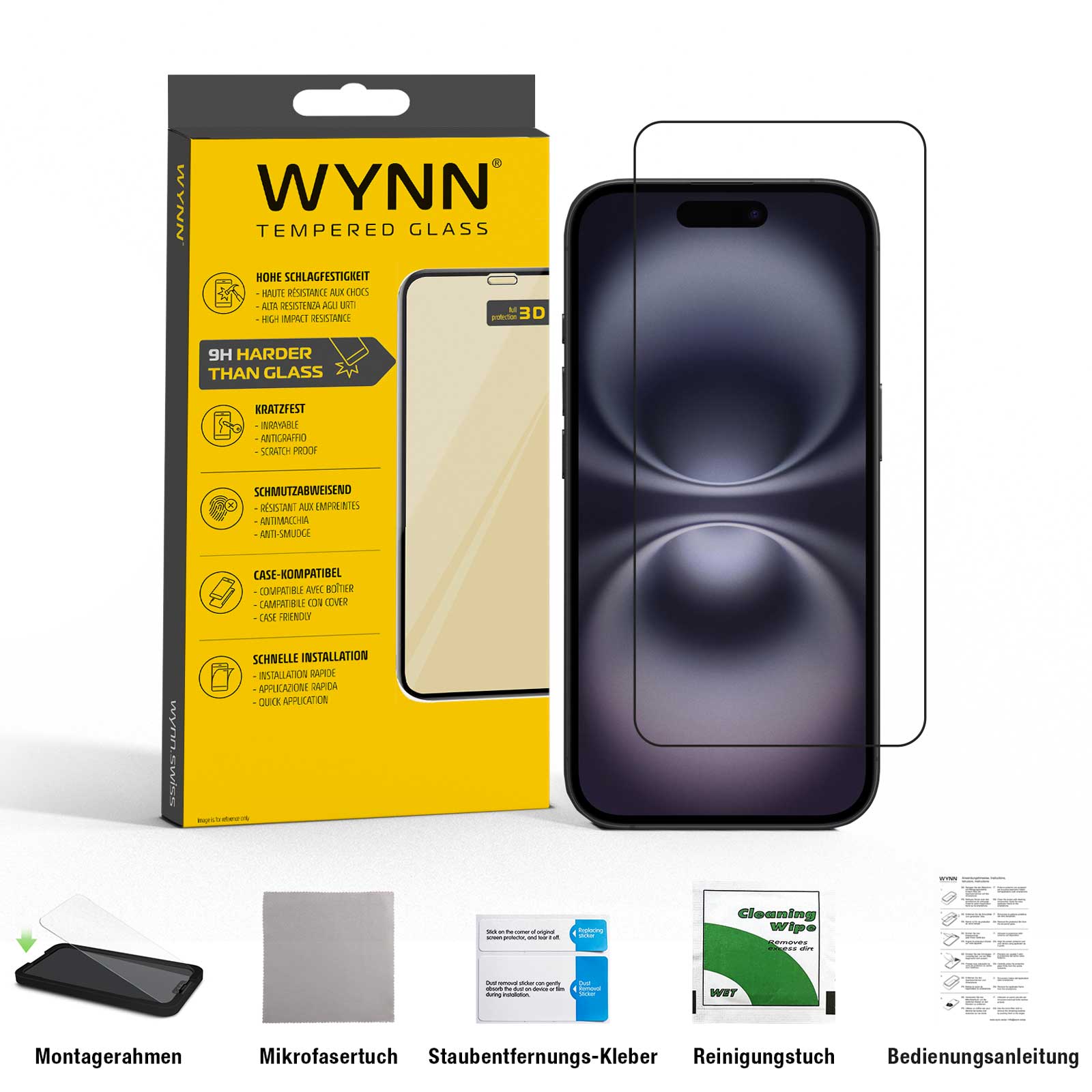 iPhone 17 & 17 Pro – WYNN Edge60 Schutzglas