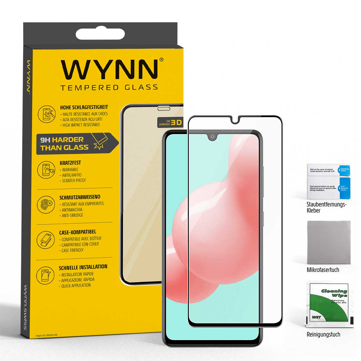 WYNN Samsung Galaxy A41 3D Full Coverage Schutzglas