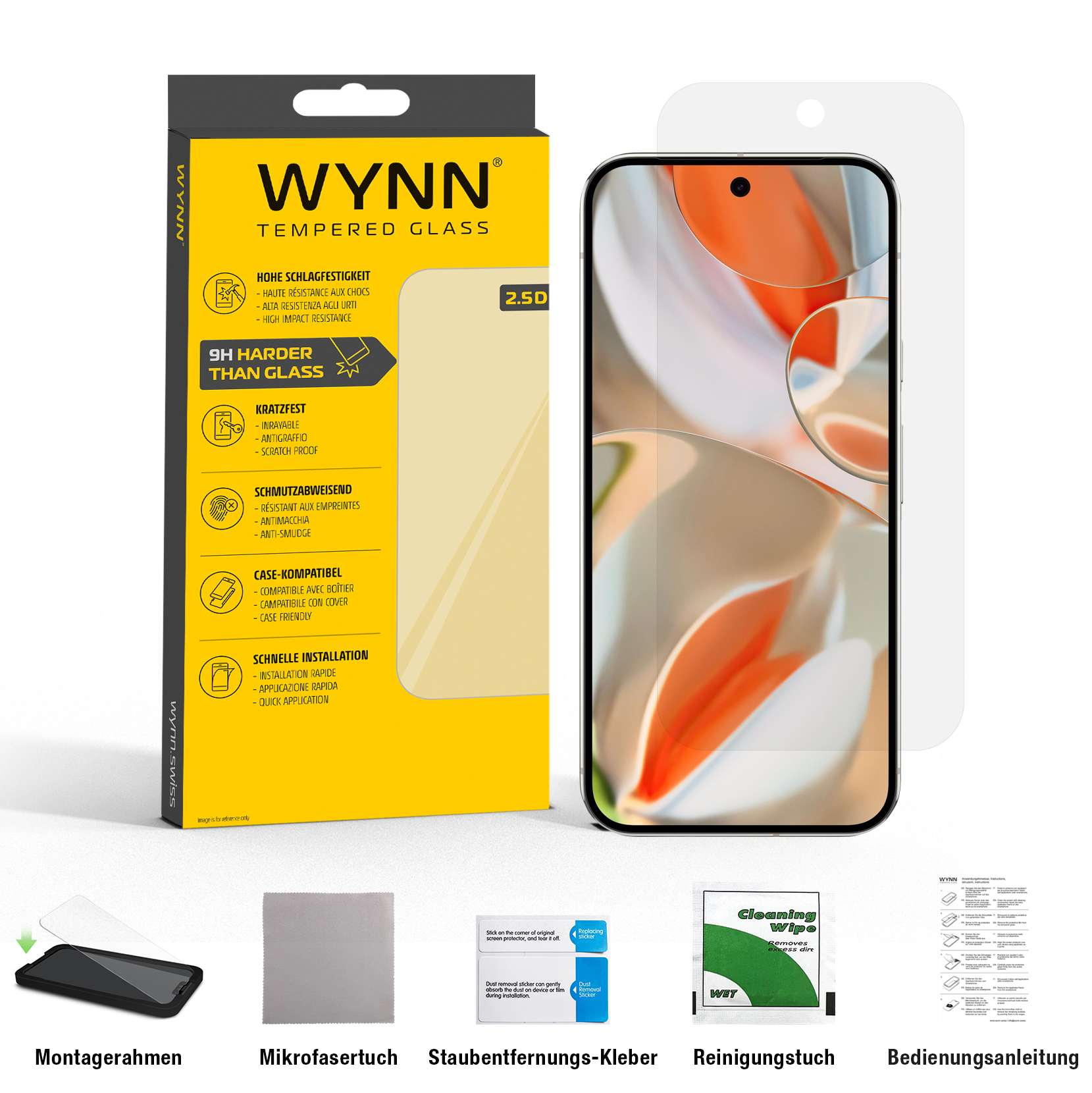 WYNN 2.5D Extra Clear Schutzglas Google Pixel 10 Pro XL / 9 Pro XL