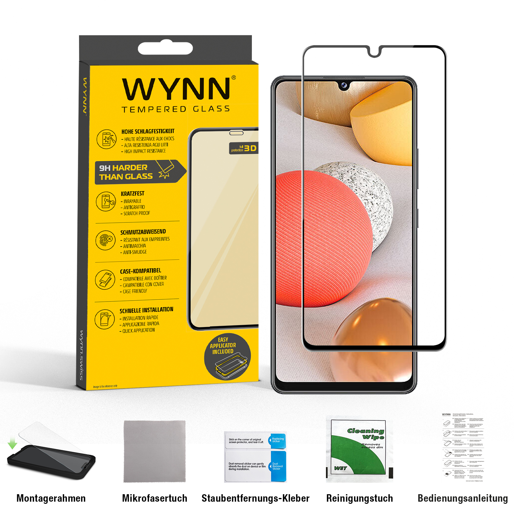 WYNN Samsung Galaxy A42 5G 3D Full Coverage Schutzglas