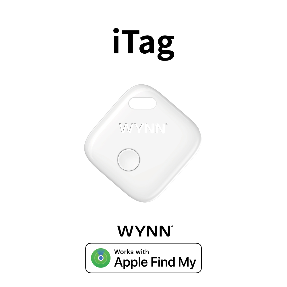 WYNN iTag, Schlüsselfinder, eckig, 1er-Pack, weiss