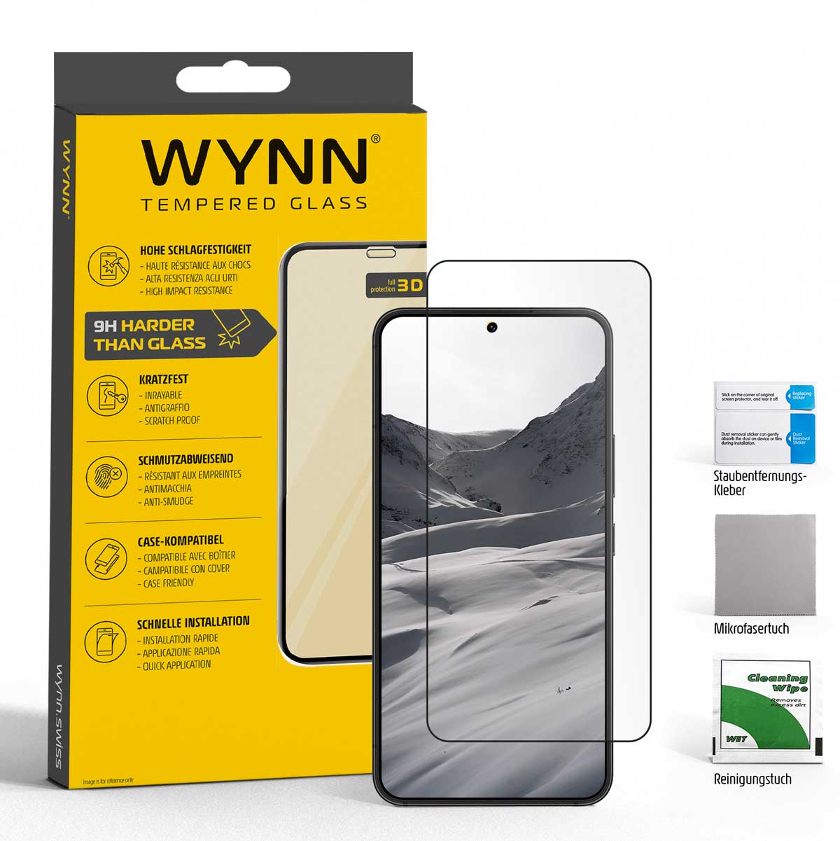 WYNN3D Curved Schutzglas Samsung Galaxy S21 FE 5G