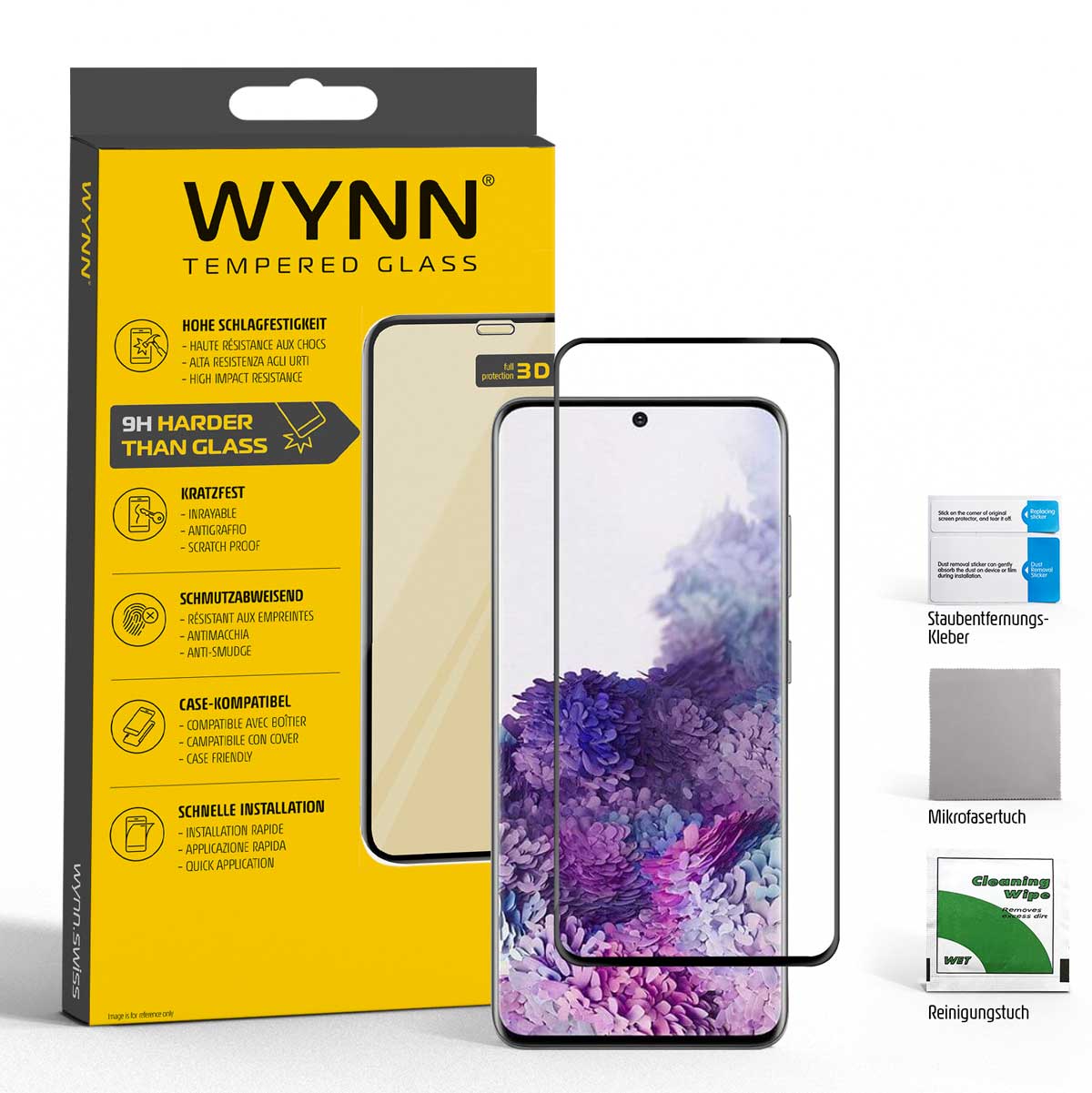 WYNN Samsung Galaxy S20 Ultra 5G 3D Curved Schutzglas